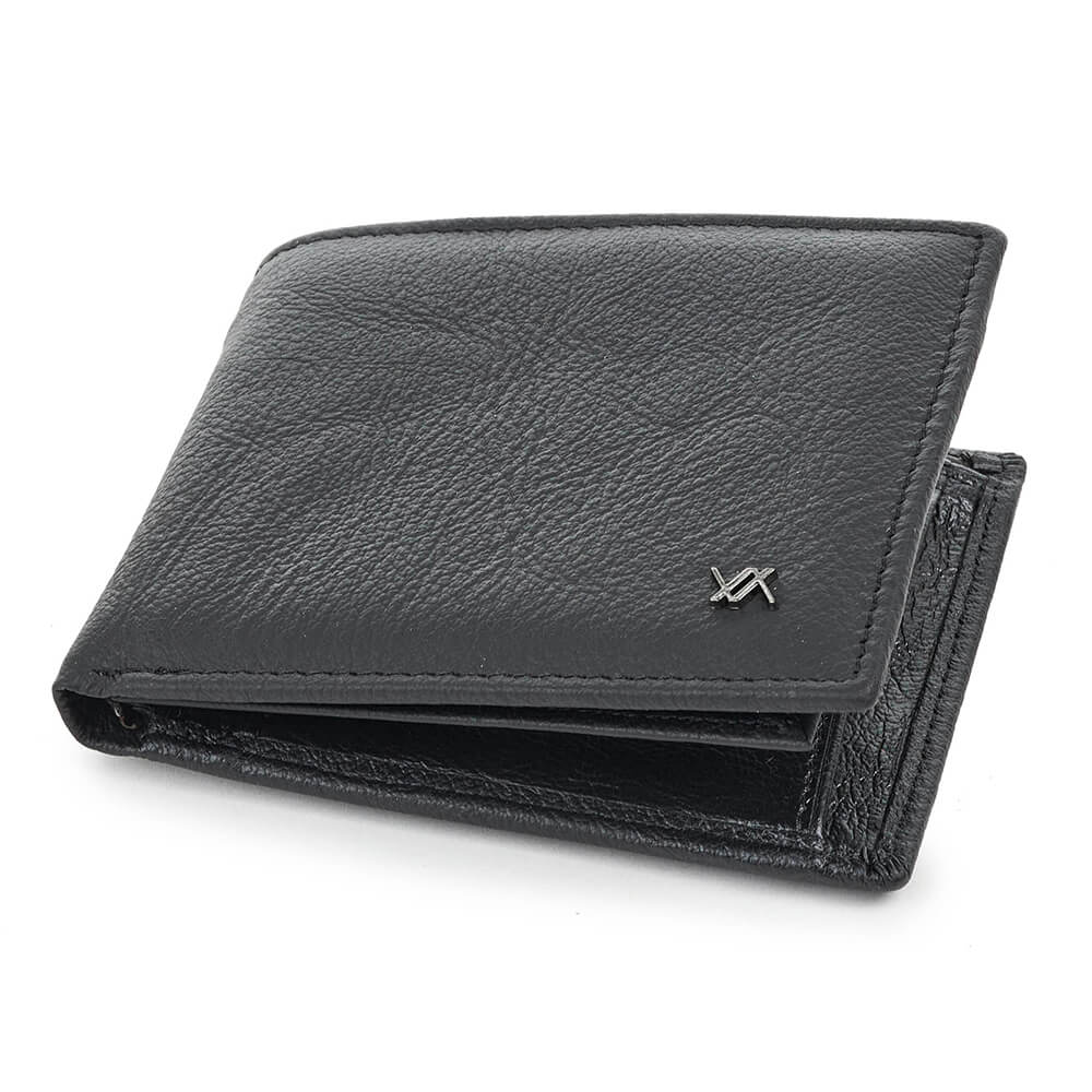 Verde Ανδρικό Δερμάτινο Πορτοφόλι 09-0210 Μαύρο Verde Ανδρικό Δερμάτινο Πορτοφόλι 09-0210 Μαύρο