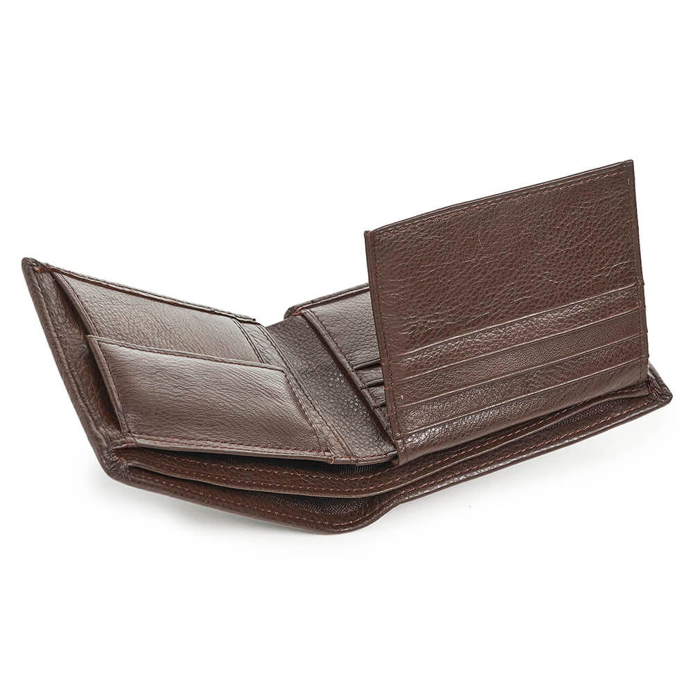 Verde Ανδρικό Δερμάτινο Πορτοφόλι 09-0210 Καφέ