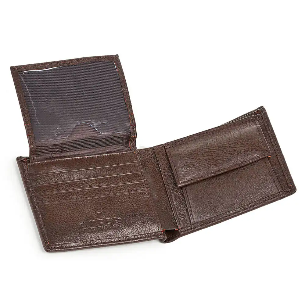 Verde Ανδρικό Δερμάτινο Πορτοφόλι 09-0210 Μαύρο