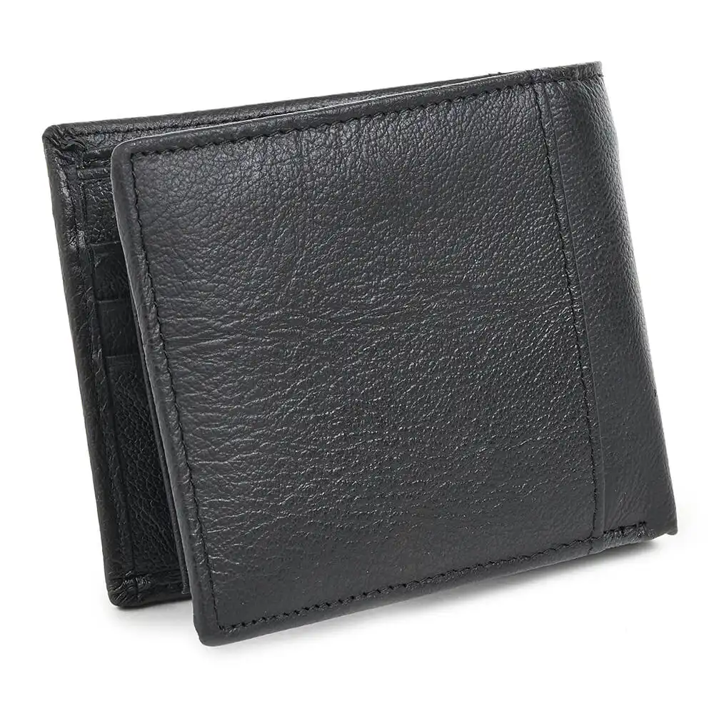 Verde Ανδρικό Δερμάτινο Πορτοφόλι 09-0212 Μαύρο