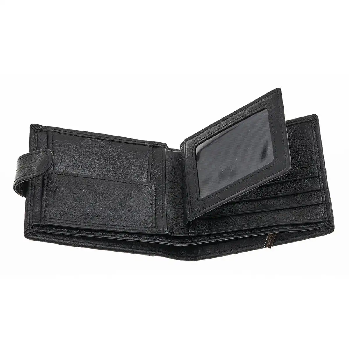 Verde Ανδρικό Πορτοφόλι 09-0237 Δερμάτινο Μαύρο