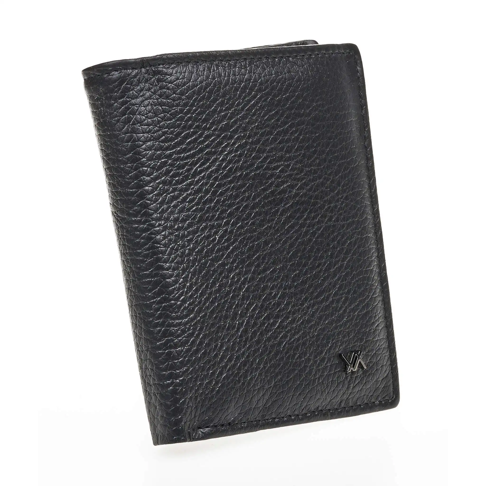 Verde Ανδρικό Πορτοφόλι 09-0240 Δερμάτινο Μαύρο