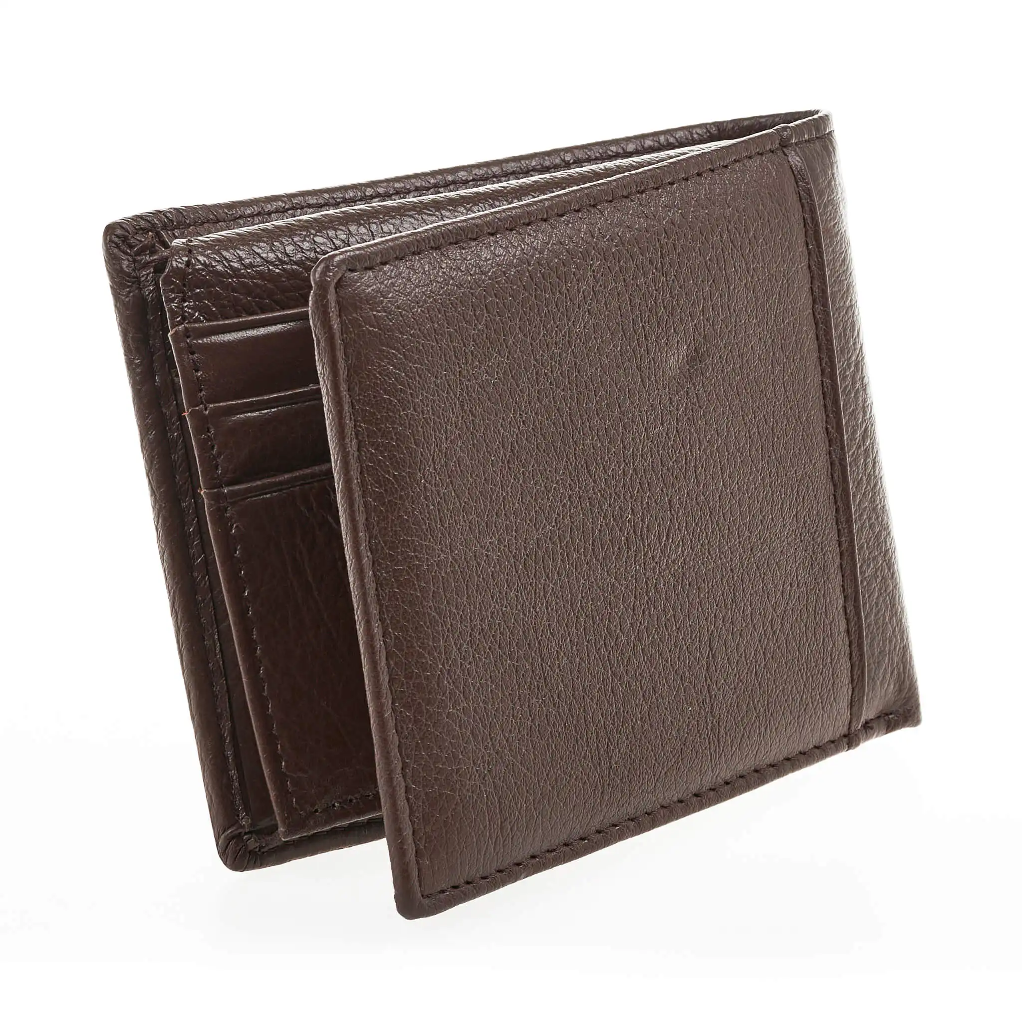 Verde Ανδρικό Πορτοφόλι 09-0241 Δερμάτινο Καφέ