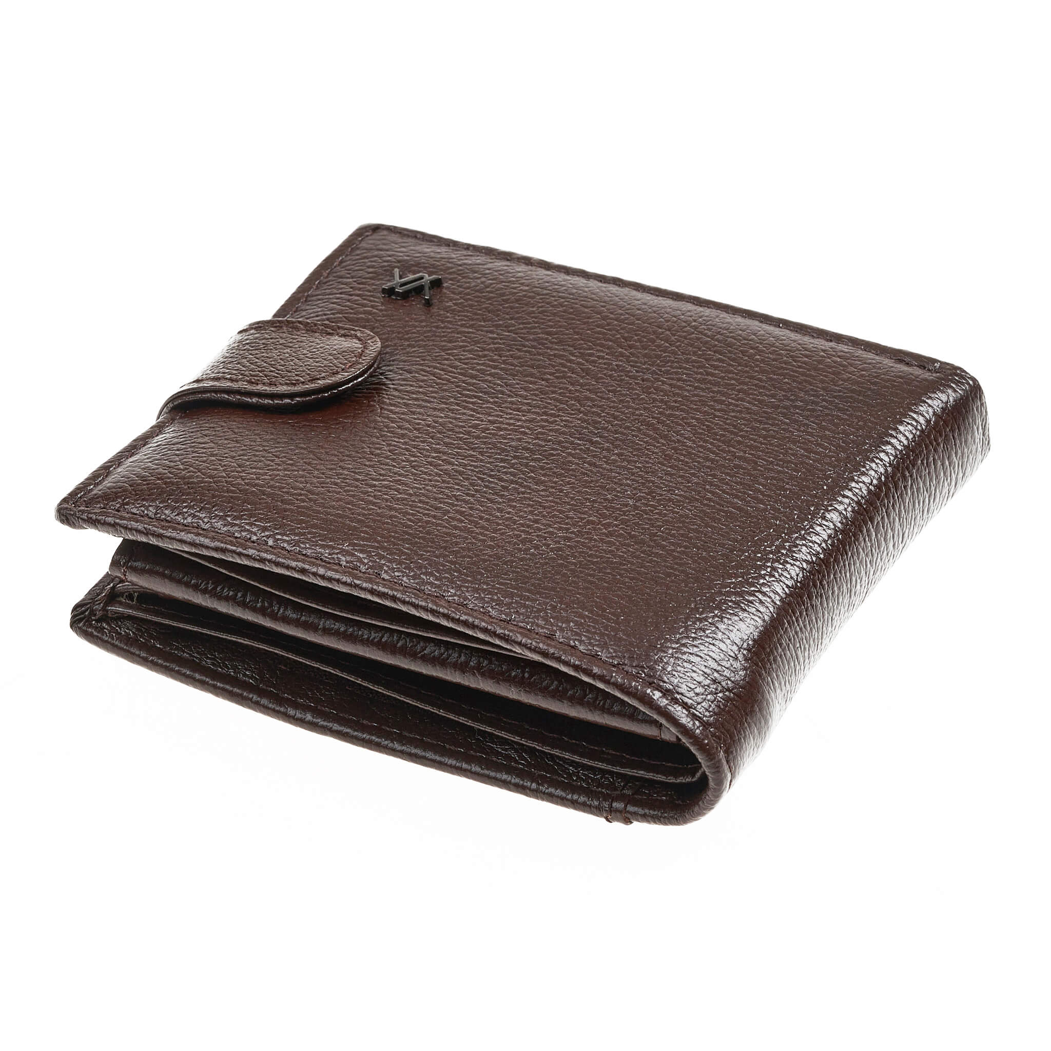 Verde Ανδρικό Πορτοφόλι 09-0242 Δερμάτινο Καφέ