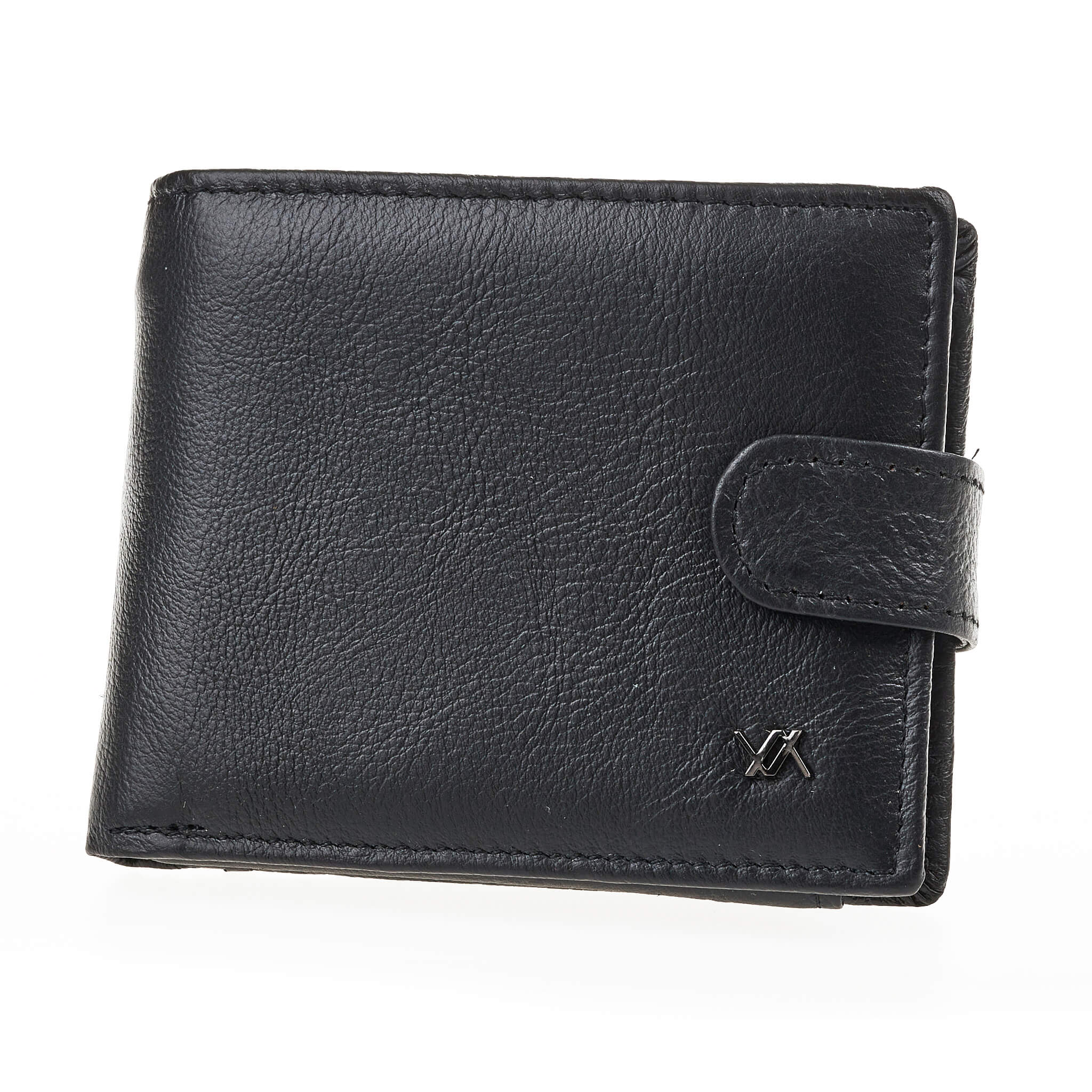 Verde Ανδρικό Πορτοφόλι 09-0242 Δερμάτινο Μαύρο