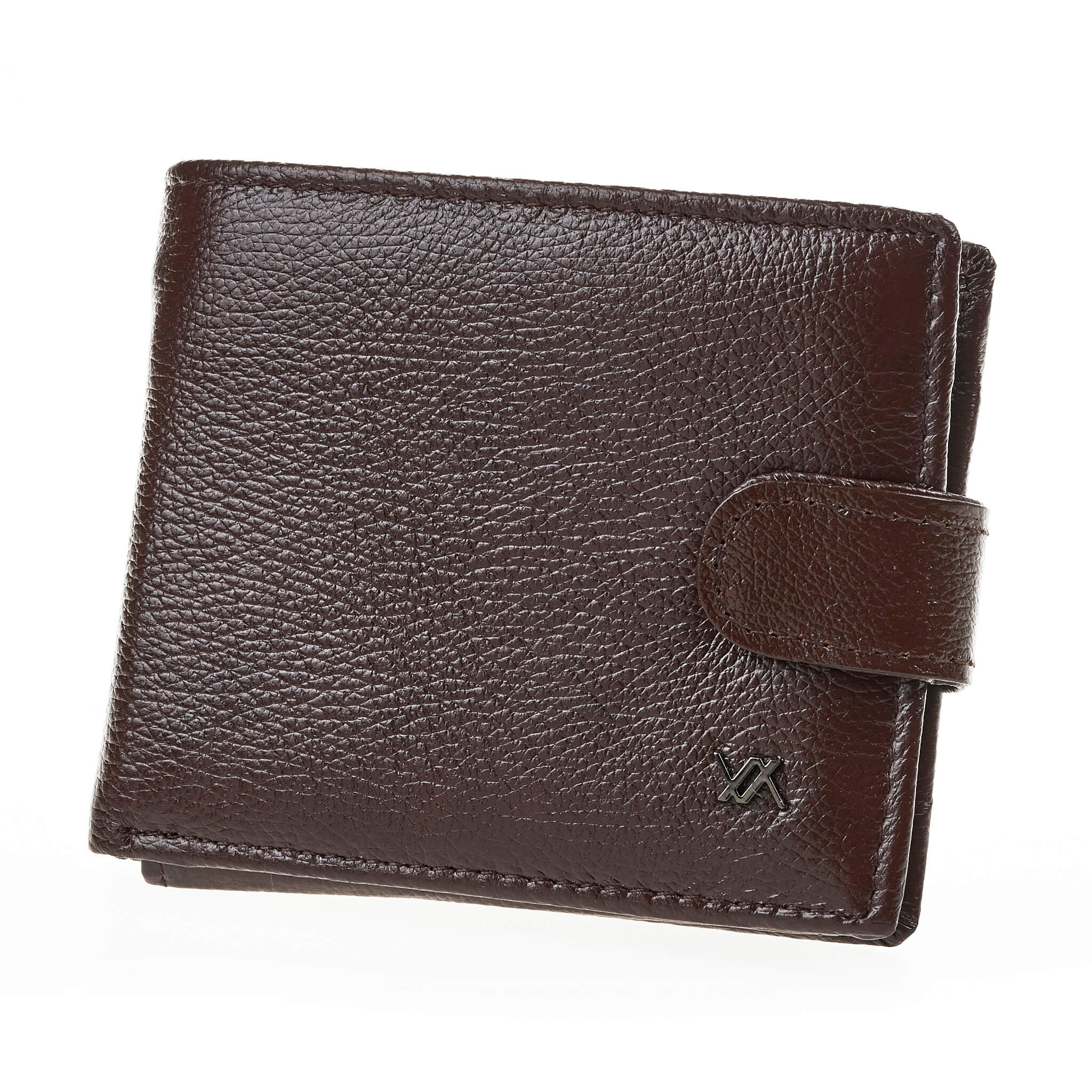 Verde Ανδρικό Πορτοφόλι 09-0242 Δερμάτινο Καφέ