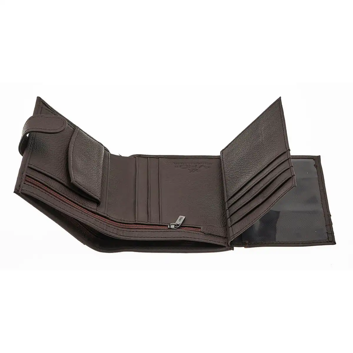 Verde Ανδρικό Πορτοφόλι 09-0243 Δερμάτινο Καφέ Verde Ανδρικό Πορτοφόλι 09-0243 Δερμάτινο Καφέ