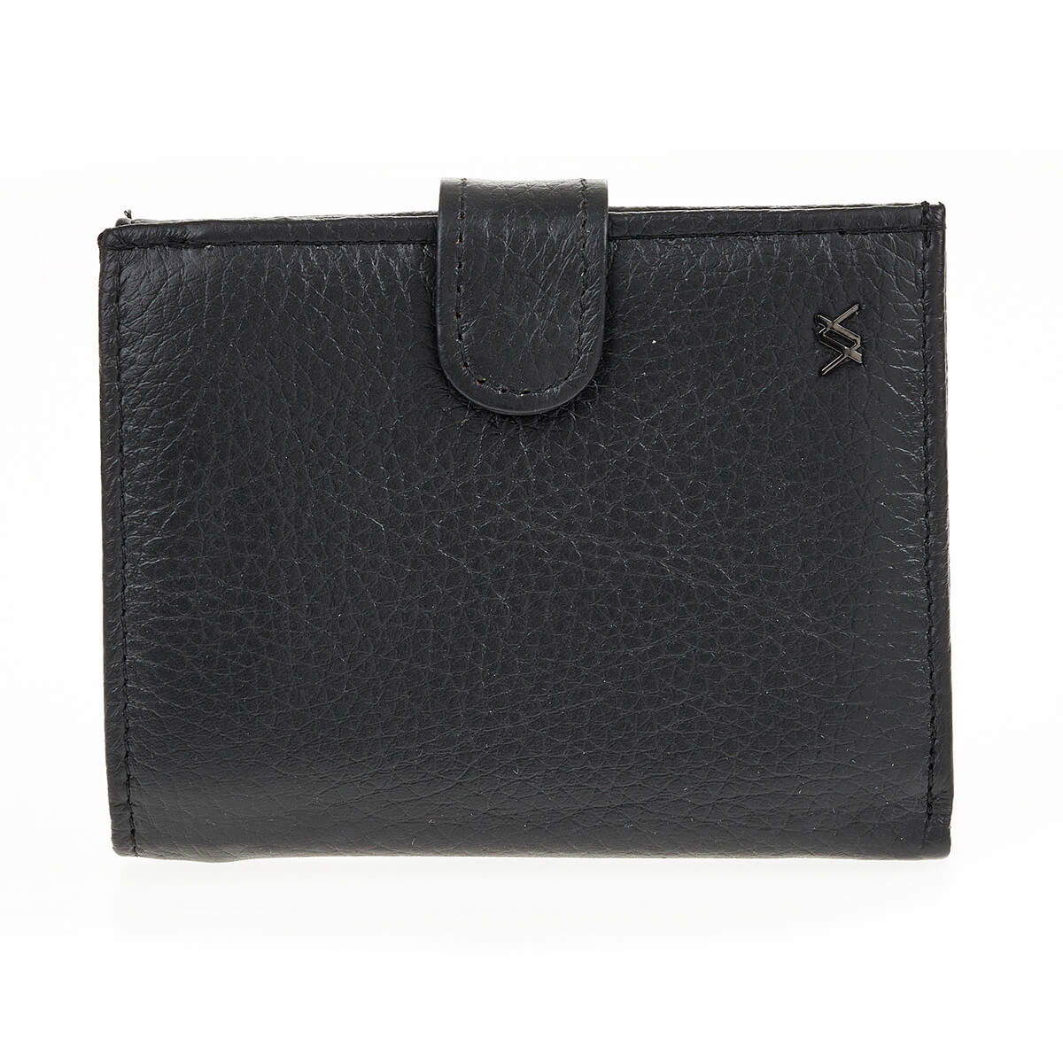 Verde Ανδρικό Πορτοφόλι 09-0243 Δερμάτινο Μαύρο