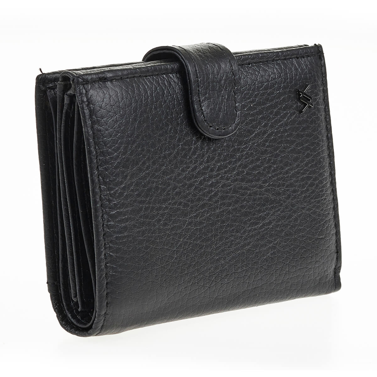 Verde Ανδρικό Πορτοφόλι 09-0243 Δερμάτινο Μαύρο