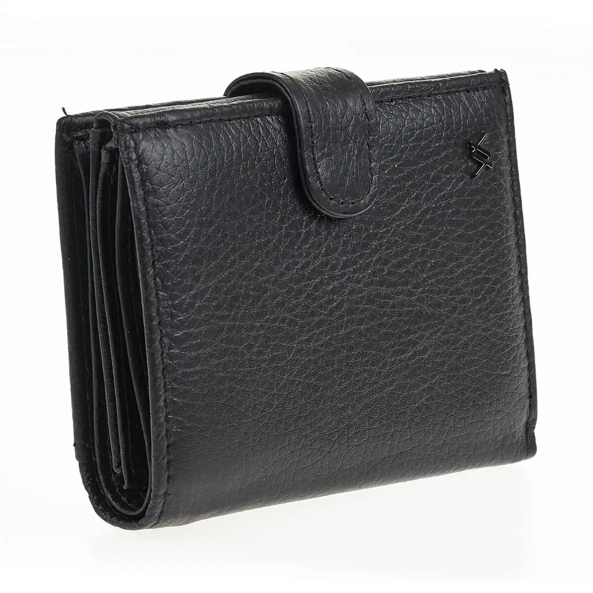 Verde Ανδρικό Πορτοφόλι 09-0243 Δερμάτινο Μαύρο