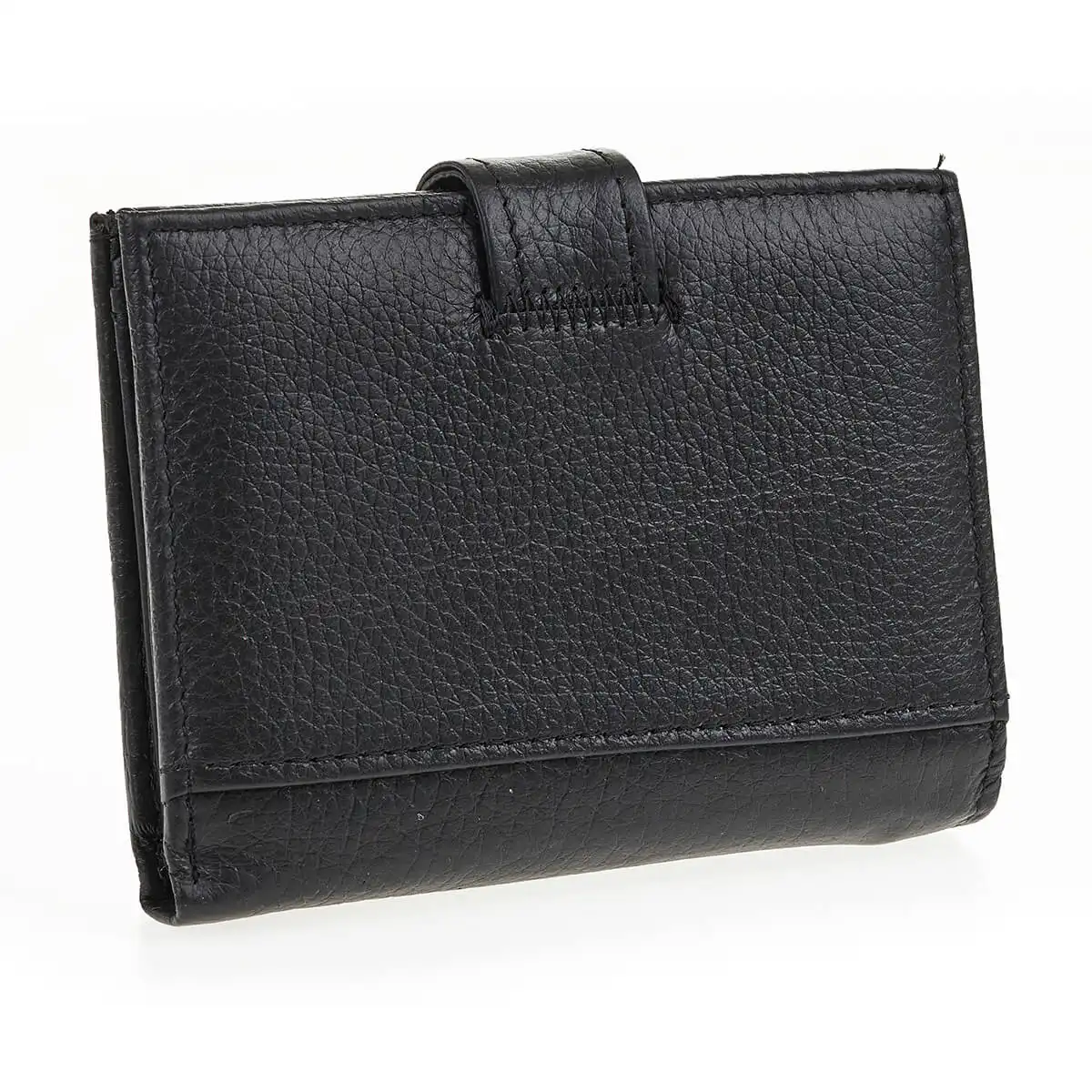 Verde Ανδρικό Πορτοφόλι 09-0243 Δερμάτινο Μαύρο