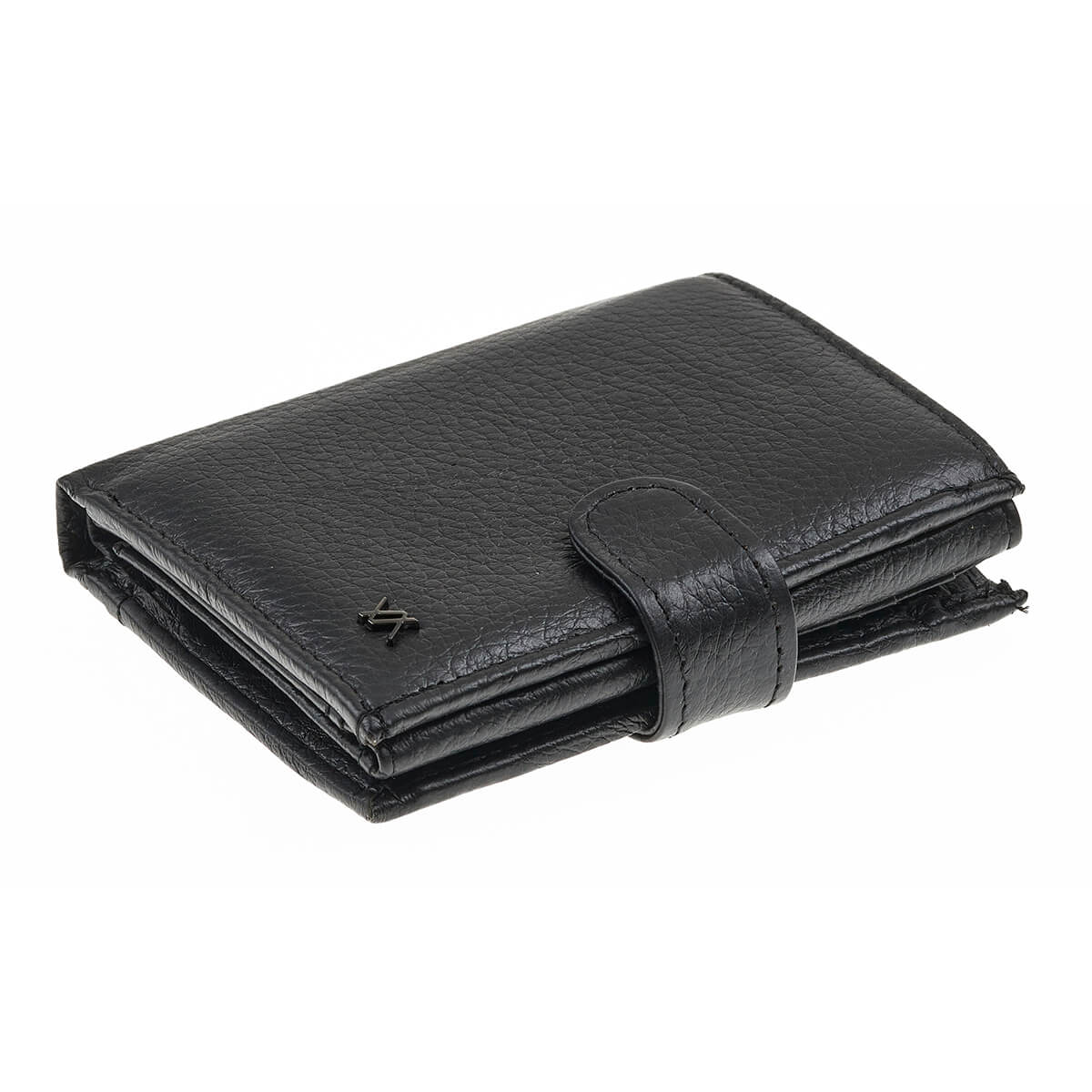 Verde Ανδρικό Πορτοφόλι 09-0243 Δερμάτινο Μαύρο