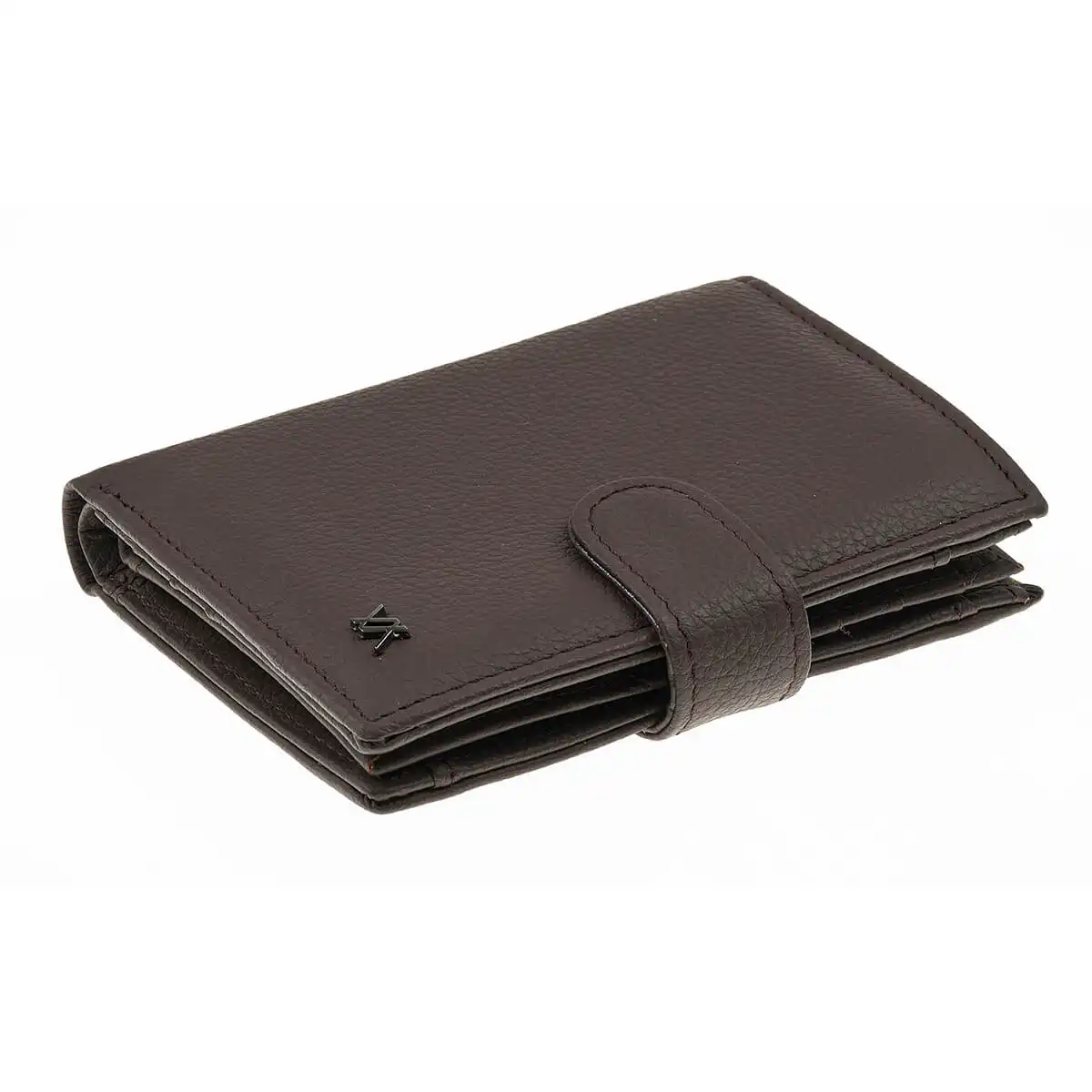 Verde Ανδρικό Πορτοφόλι 09-0243 Δερμάτινο Καφέ