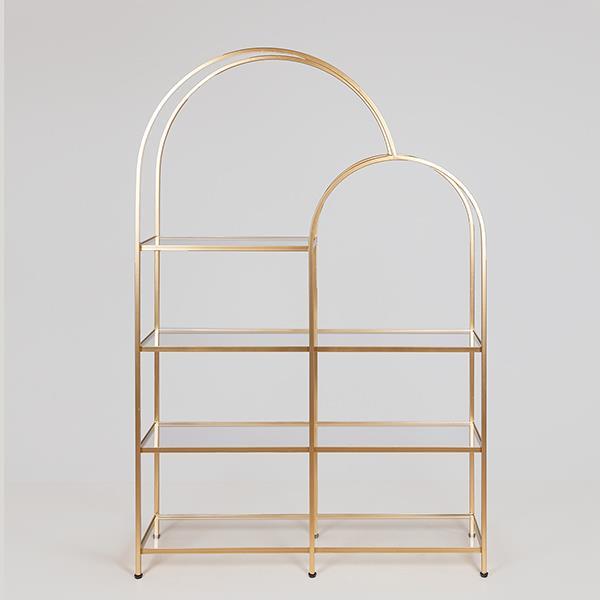 ΡΑΦΙΕΡΑ ΜΕΤΑΛΛΙΚΗ ΧΡΥΣΗ 96x26x145cm ΡΑΦΙΕΡΑ ΜΕΤΑΛΛΙΚΗ ΧΡΥΣΗ 96x26x145cm