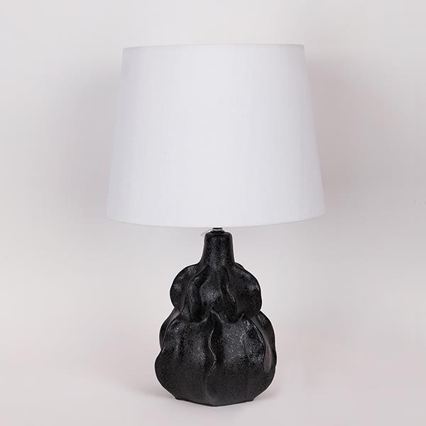 ΕΠΙΤΡΑΠΕΖΙΟ ΦΩΤΙΣΤΙΚΟ ΚΕΡΑΜΙΚΟ ΜΑΥΡΟ 29.5x24x48cm