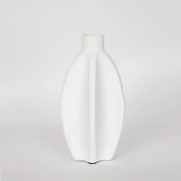 ΒΑΖΟ ΚΕΡΑΜΙΚΟ ΛΕΥΚΟ 15×13.5x25cm
