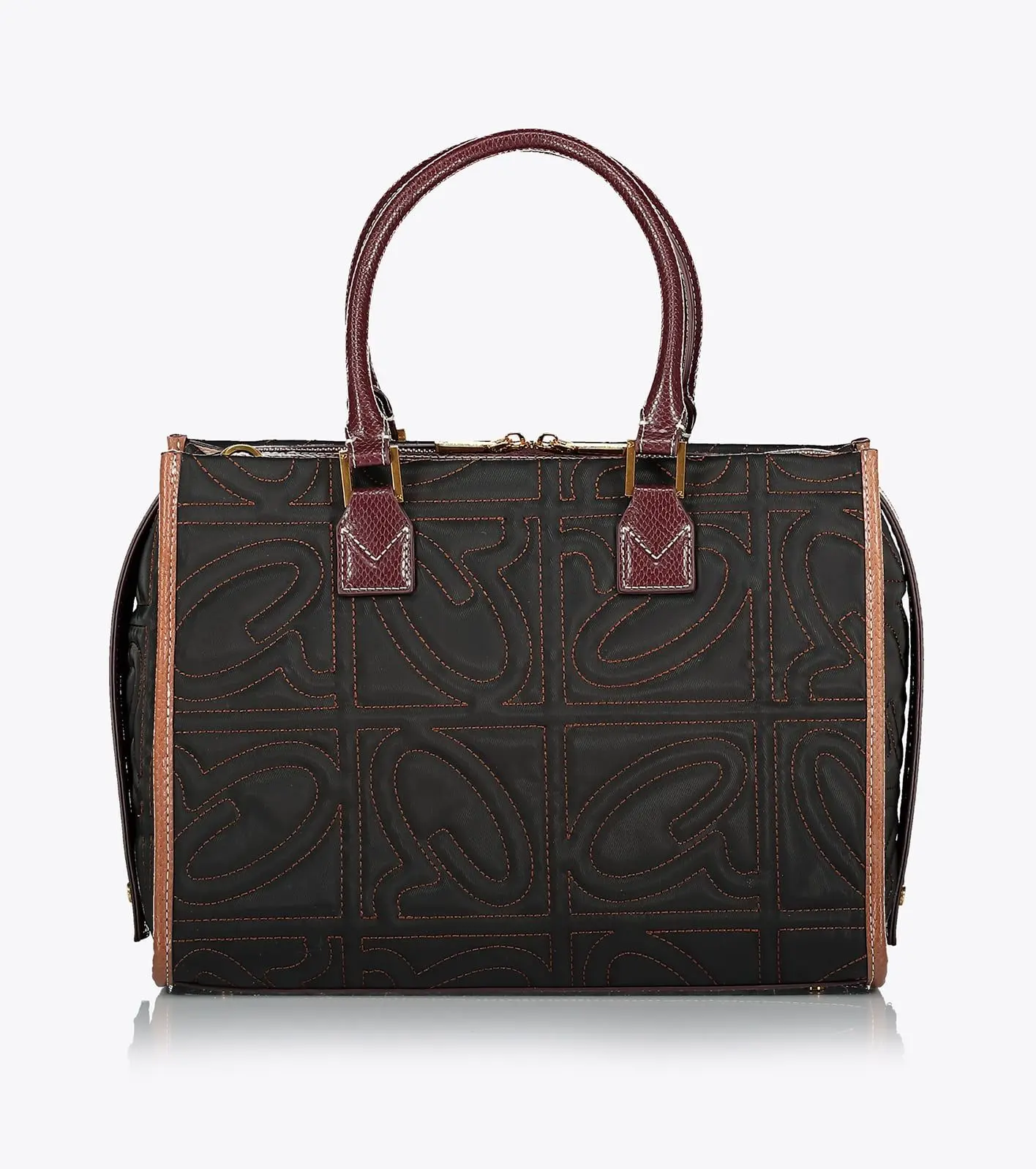 Axel Τσάντα με ανάγλυφο μονόγραμμα Amara 1010-3186 Μαύρο