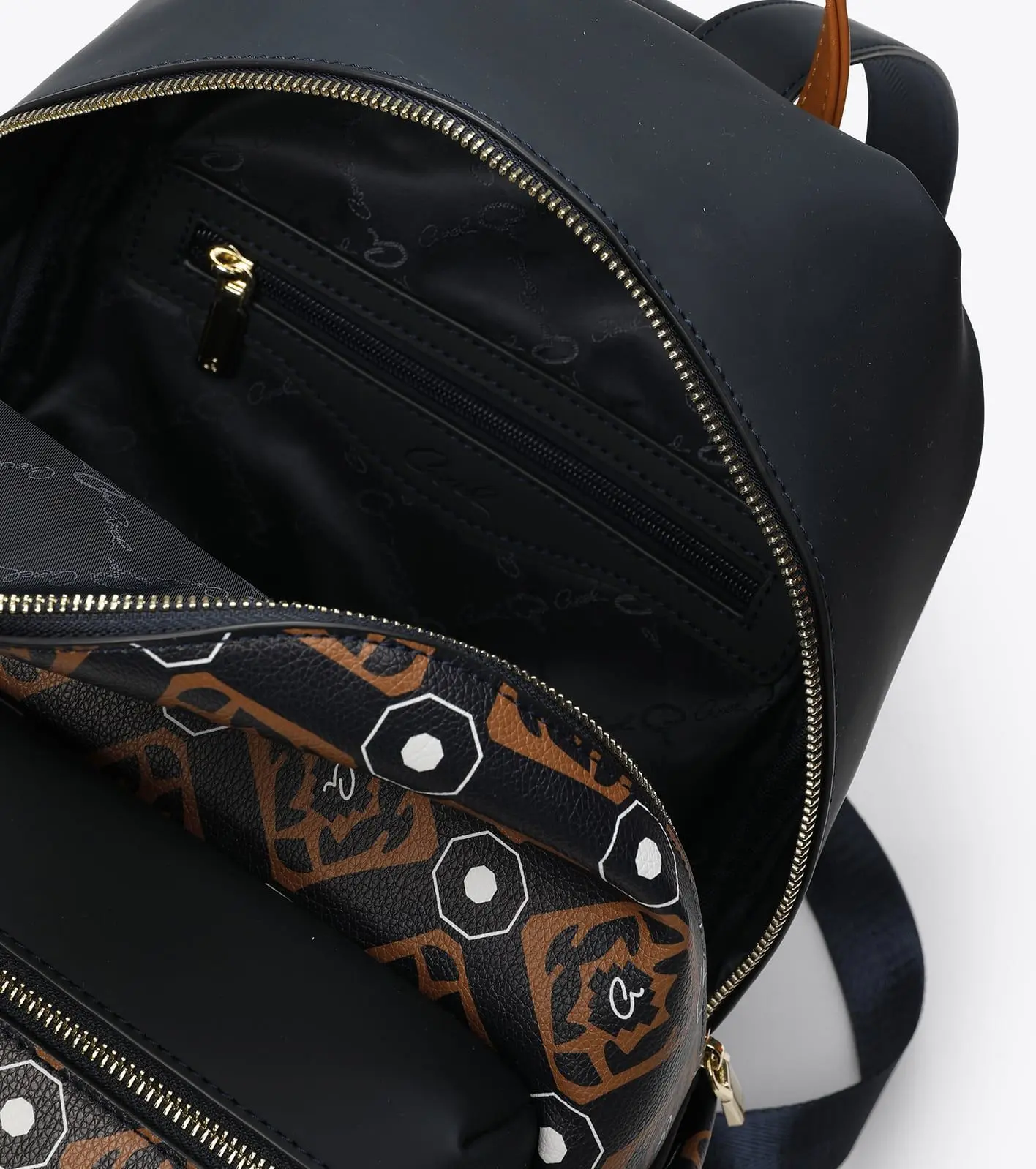 Axel Σακίδιο Πλάτης Berenice με γεωμετρικά σχέδια και μονόγραμμα multi color 1023-0450