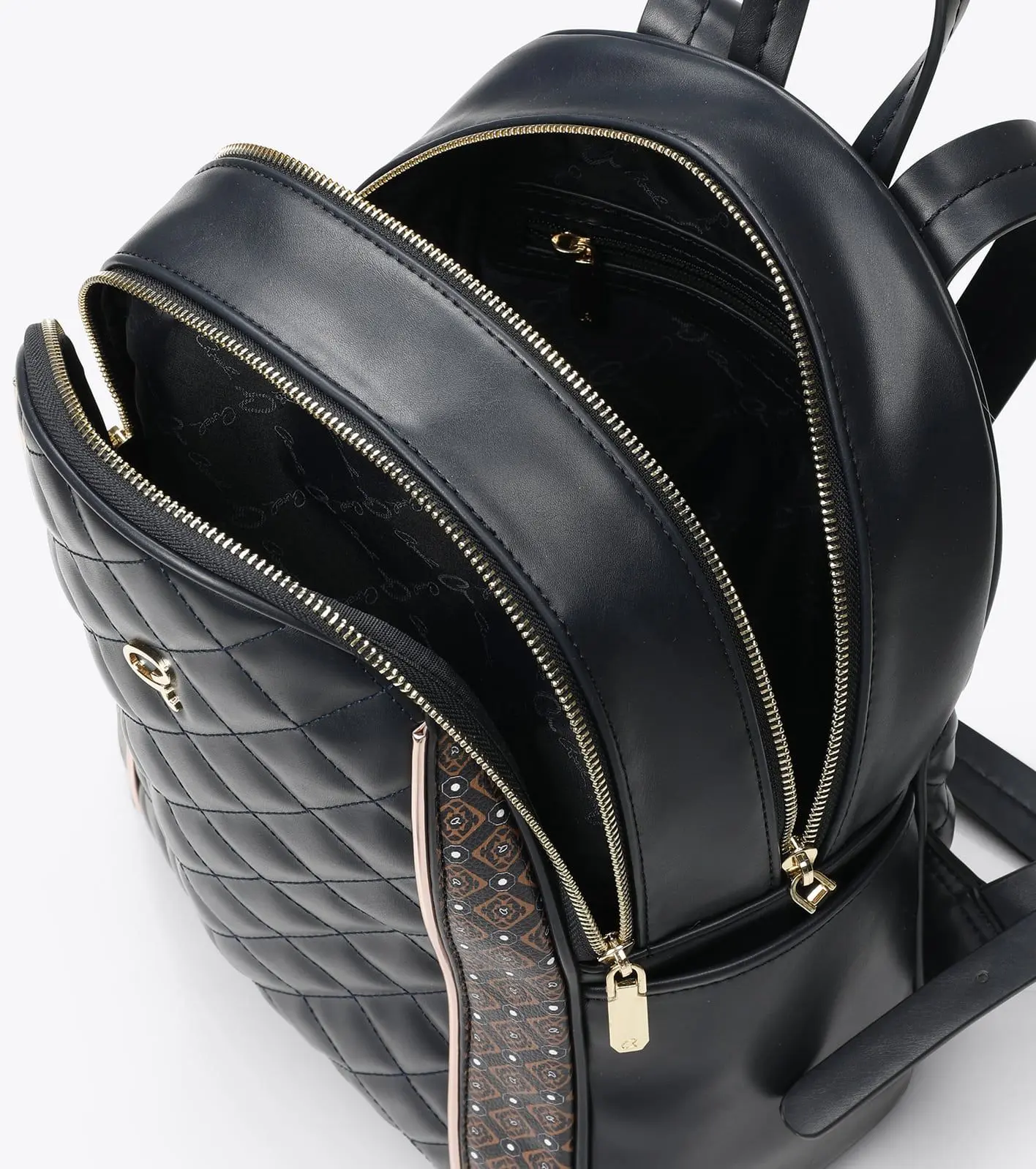 Axel Σακίδιο Πλάτης Ryleigh καπιτονέ με γεωμετρικά σχέδια midnight blue 1023-0457