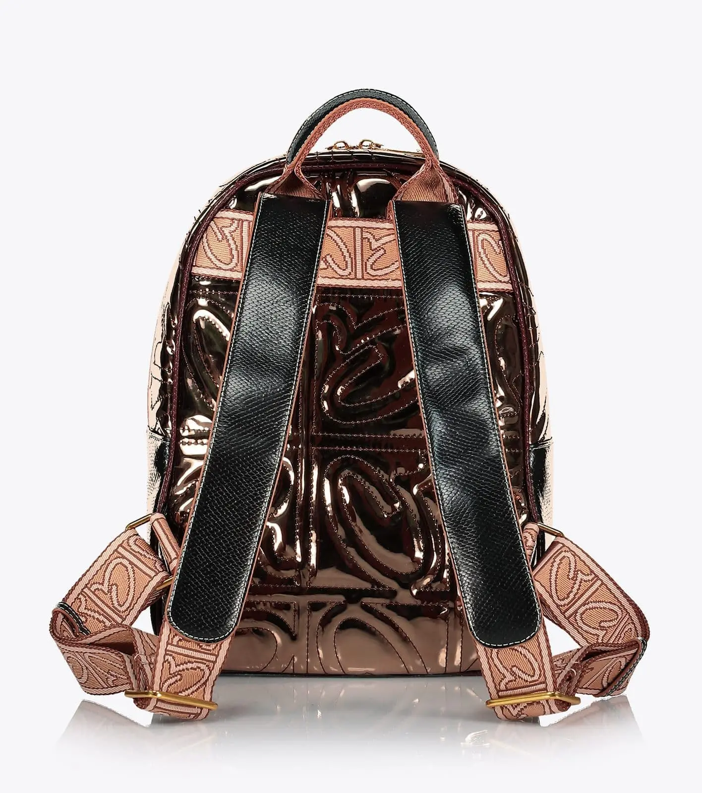 Axel Σακίδιο με ανάγλυφο μονόγραμμα Reese 1023-0470 Μπρονζέ