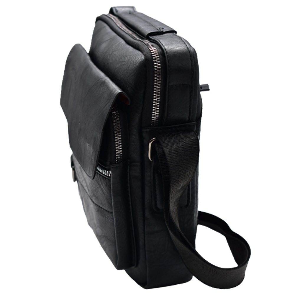 Verde Ανδρικό Τσαντάκι Χιαστί 13-0081 μαύρο Verde Ανδρικό Τσαντάκι Χιαστί 13-0081 μαύρο