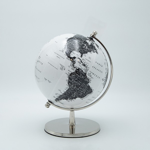 ΥΔΡΟΓΕΙΟΣ ΜΕΤΑΛΛΙΚΗ ΑΣΗΜΙ-ΛΕΥΚΗ-ΜΑΥΡΗ 20.30cm