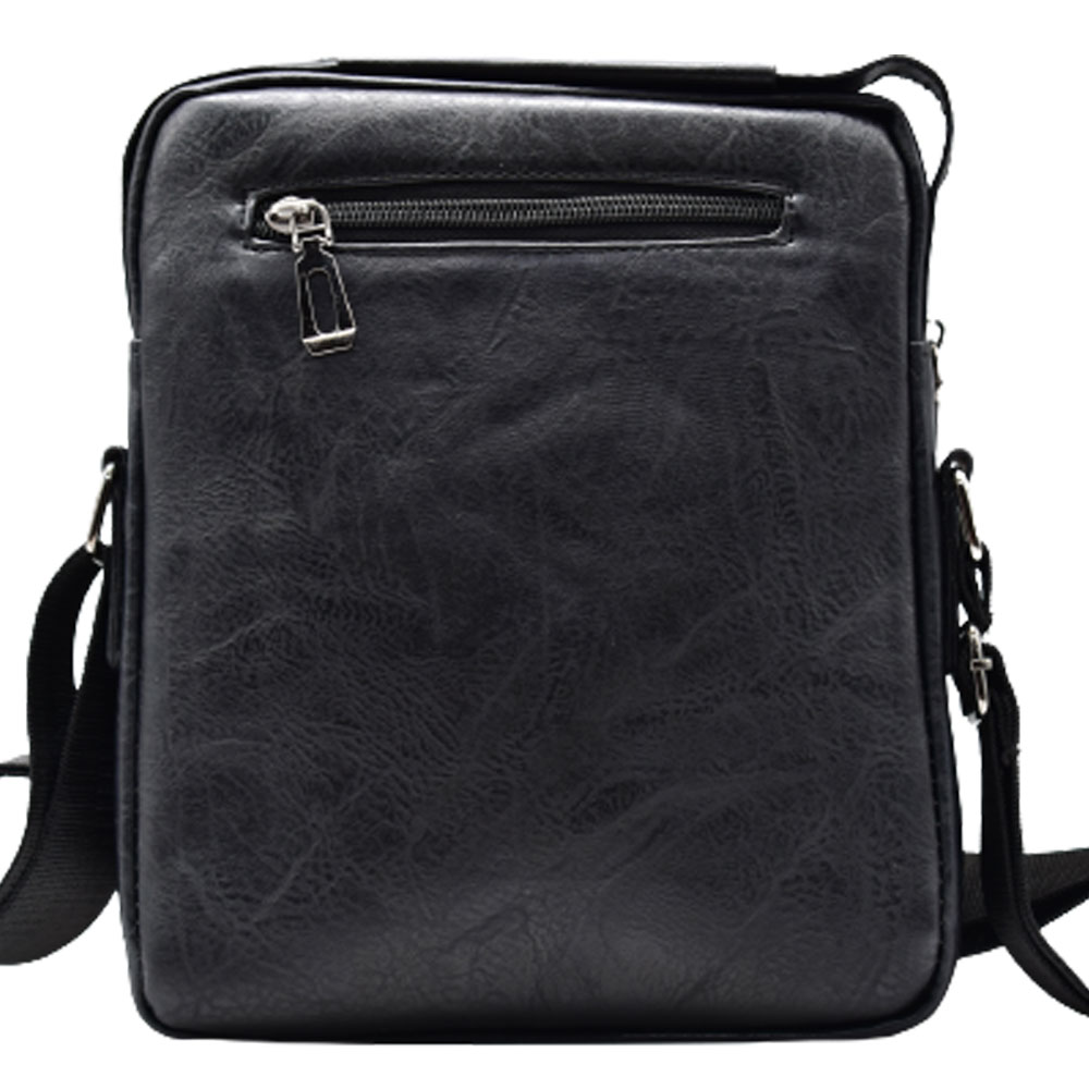 Verde Ανδρικό Τσαντάκι Χιαστί 13-0081 μαύρο