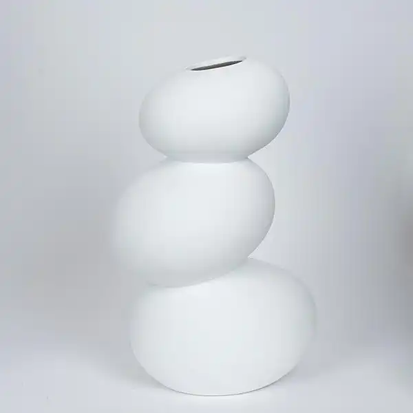 ΒΑΖΟ ΚΕΡΑΜΙΚΟ ΛΕΥΚΟ 21x17x32.2cm ΒΑΖΟ ΚΕΡΑΜΙΚΟ ΛΕΥΚΟ 21x17x32.2cm