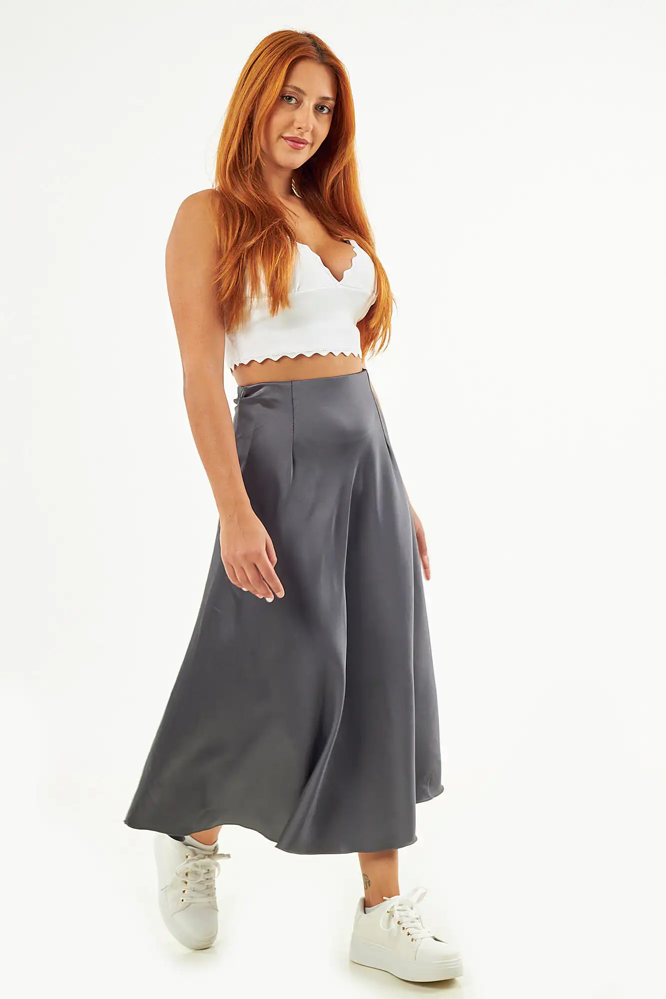 Sequoia Γυναικεία Φούστα 1166 Γκρι