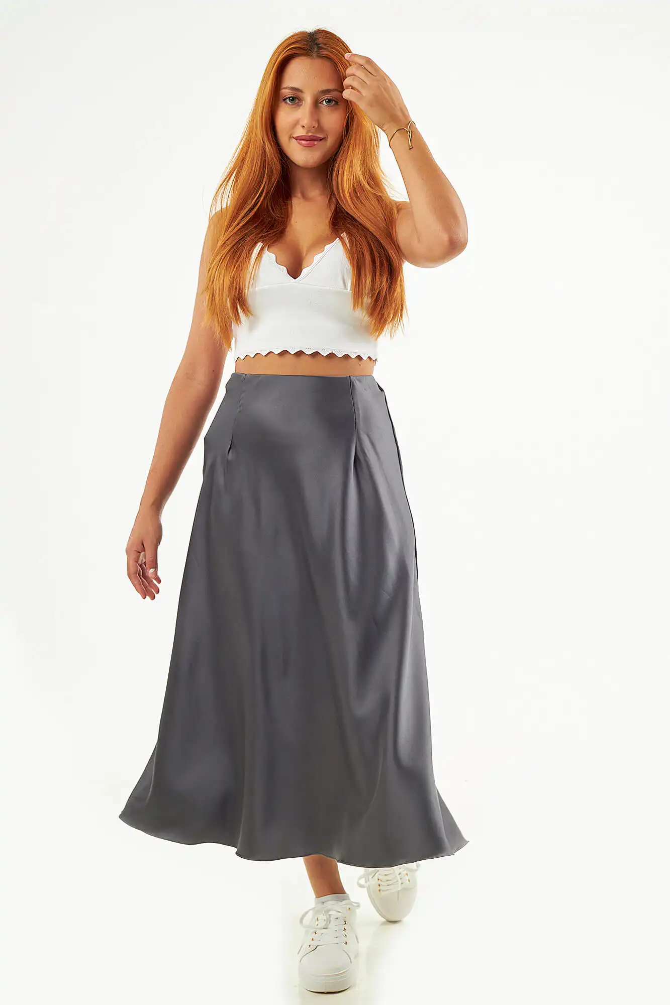 Sequoia Γυναικεία Φούστα 1166 Γκρι