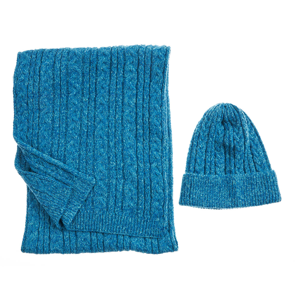 Verde Γυναικείος Σκούφος-Λαιμός 12-0363 Μπλε