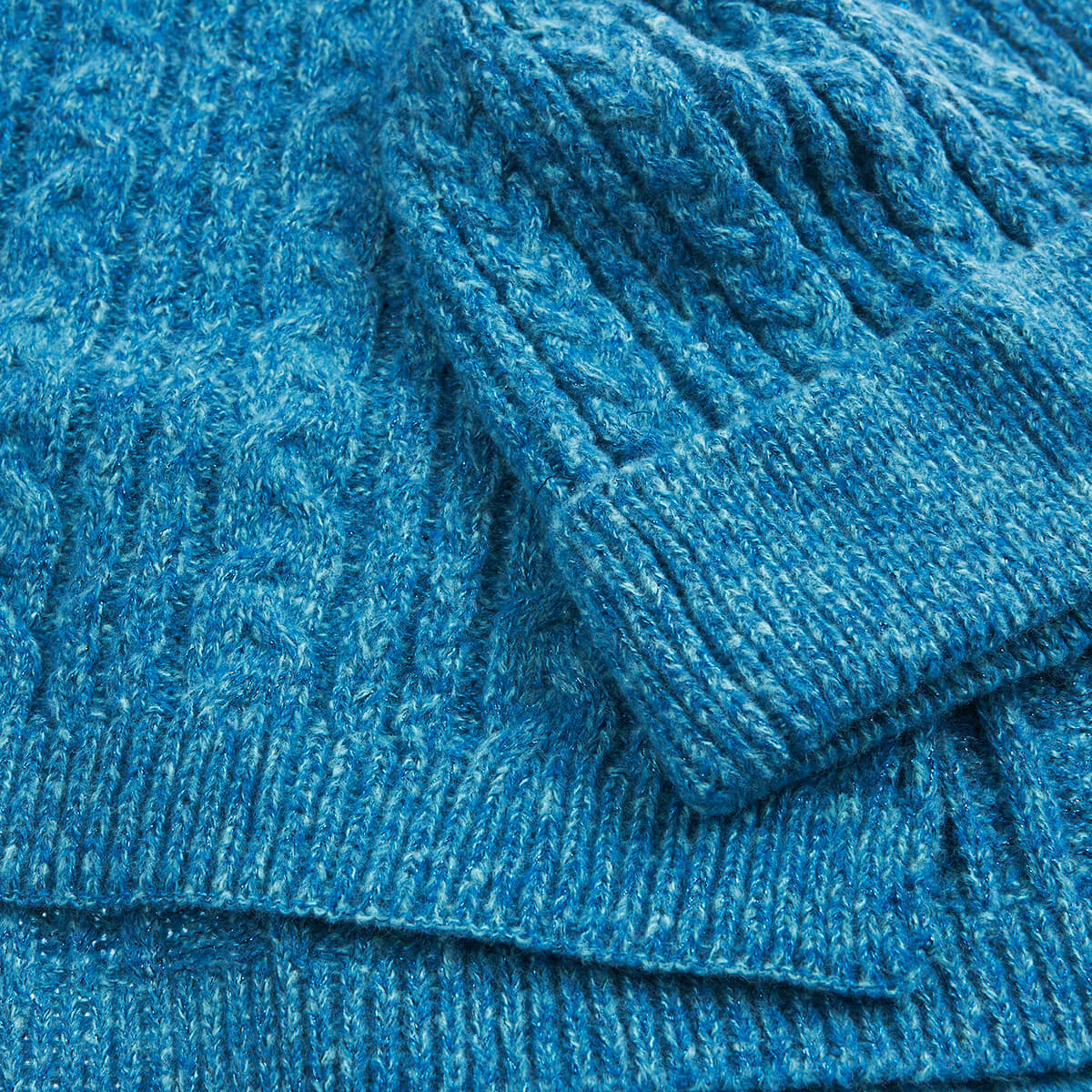 Verde Γυναικείος Σκούφος-Λαιμός 12-0363 Μπλε Verde Γυναικείος Σκούφος-Λαιμός 12-0363 Μπλε