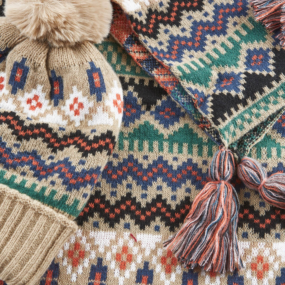 Verde Γυναικείος Σκούφος-Λαιμός 12-0364 Φούξια