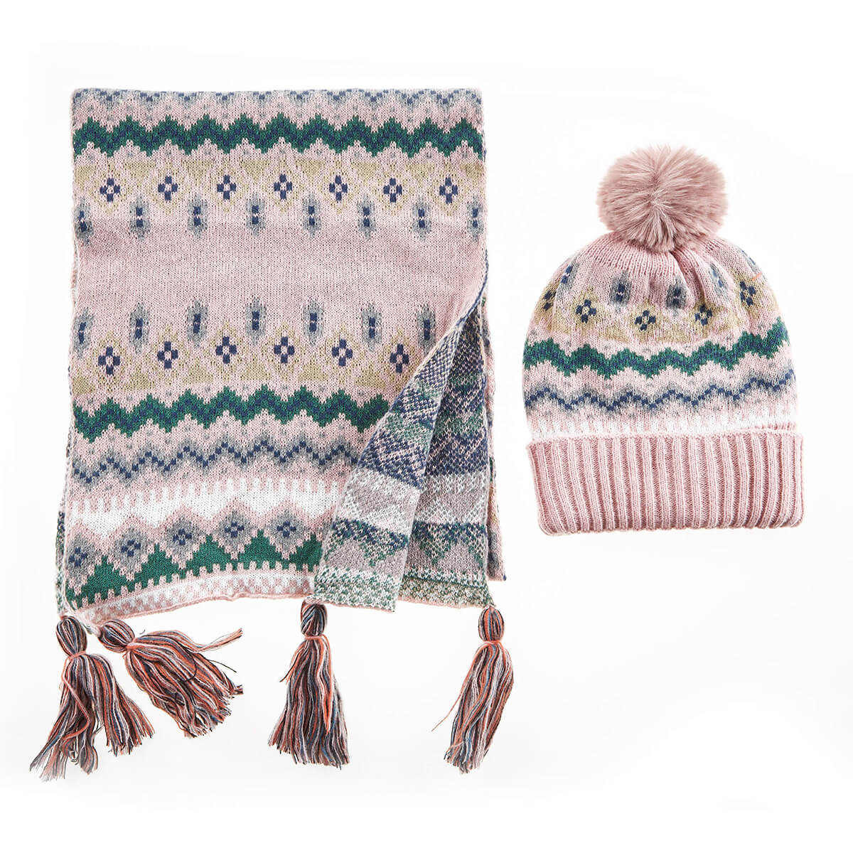 Verde Γυναικείος Σκούφος-Λαιμός 12-0364 Γκρι