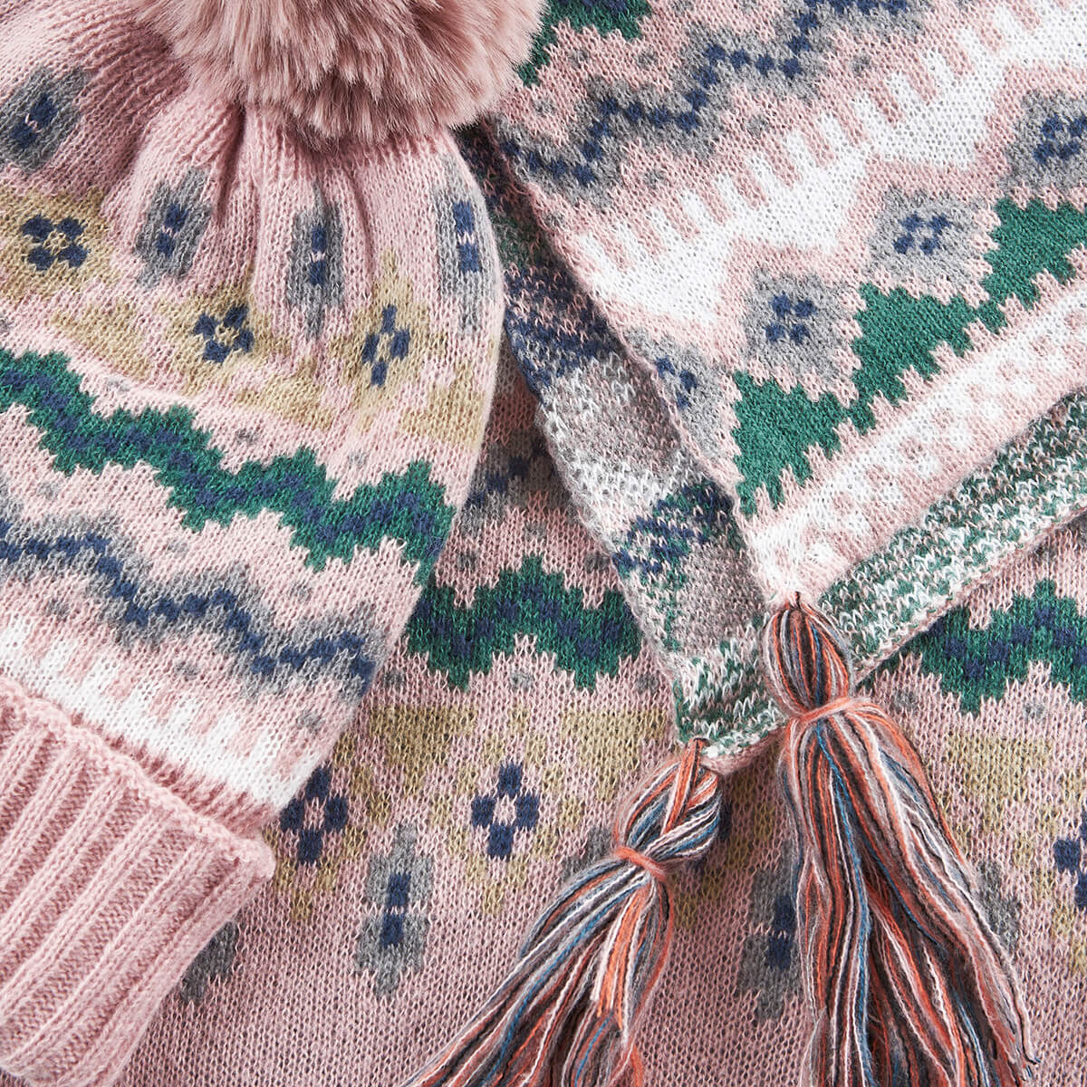 Verde Γυναικείος Σκούφος-Λαιμός 12-0364 Γκρι