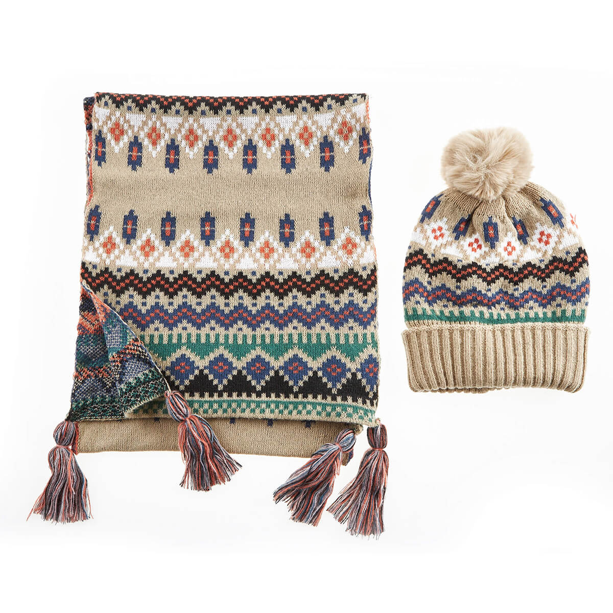 Verde Γυναικείος Σκούφος-Λαιμός 12-0364 Φούξια