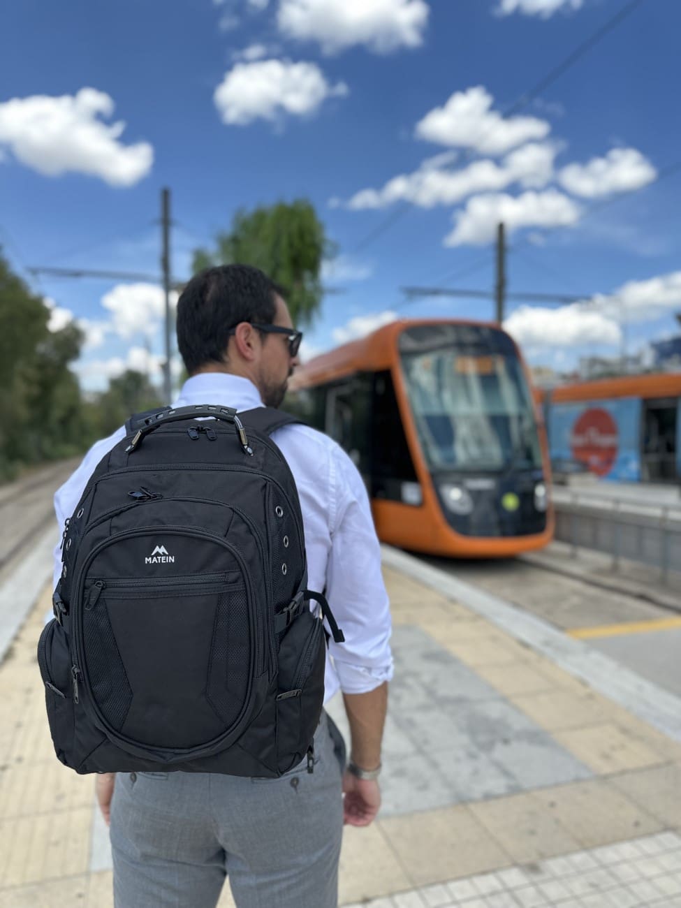 Σακίδιο πλάτης Τροχήλατο 55L Laptop 15,6” Matein 1271 μαύρο Σακίδιο πλάτης Τροχήλατο 55L Laptop 15,6” Matein 1271 μαύρο