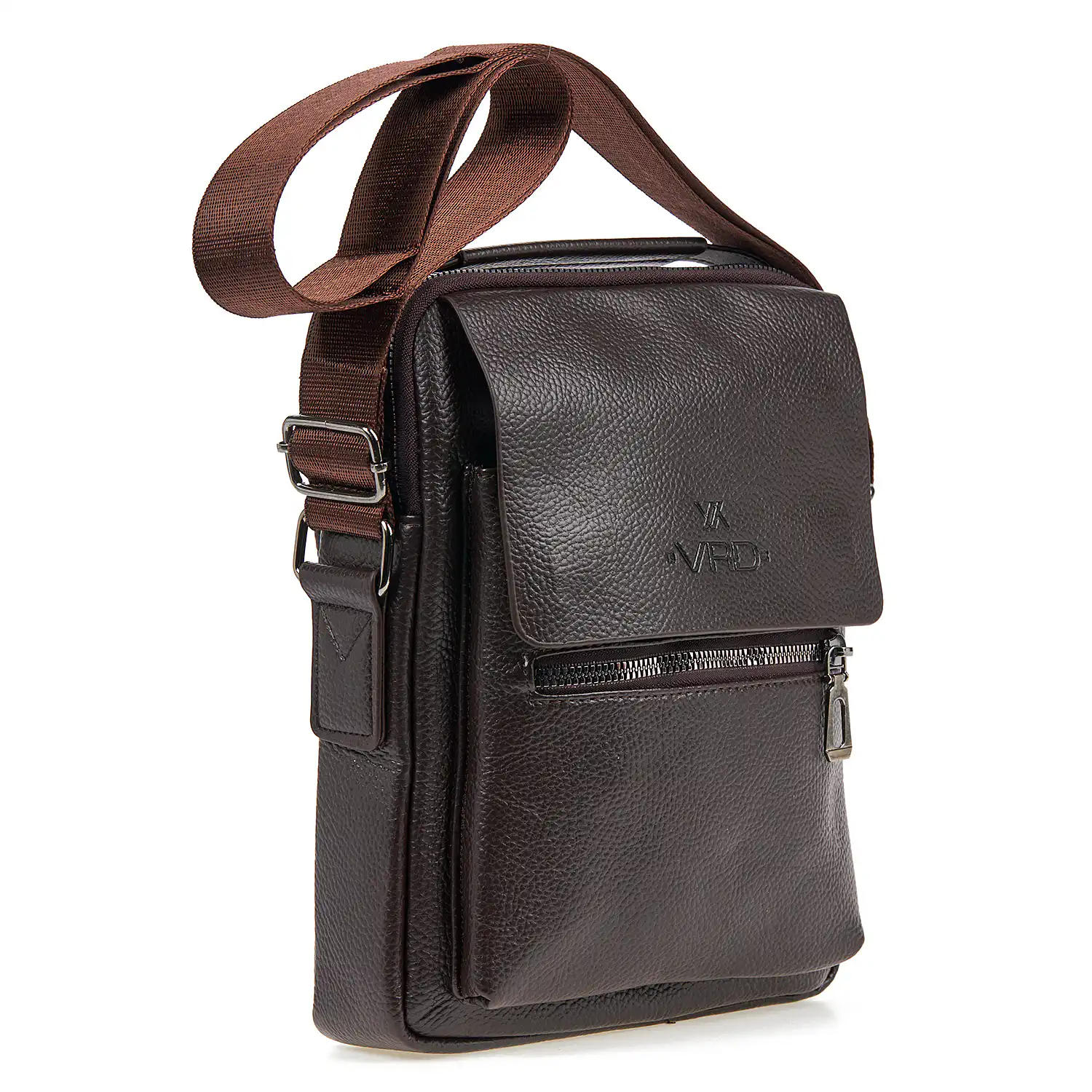 Verde Ανδρικό Τσαντάκι Χιαστί 13-0093 Καφέ