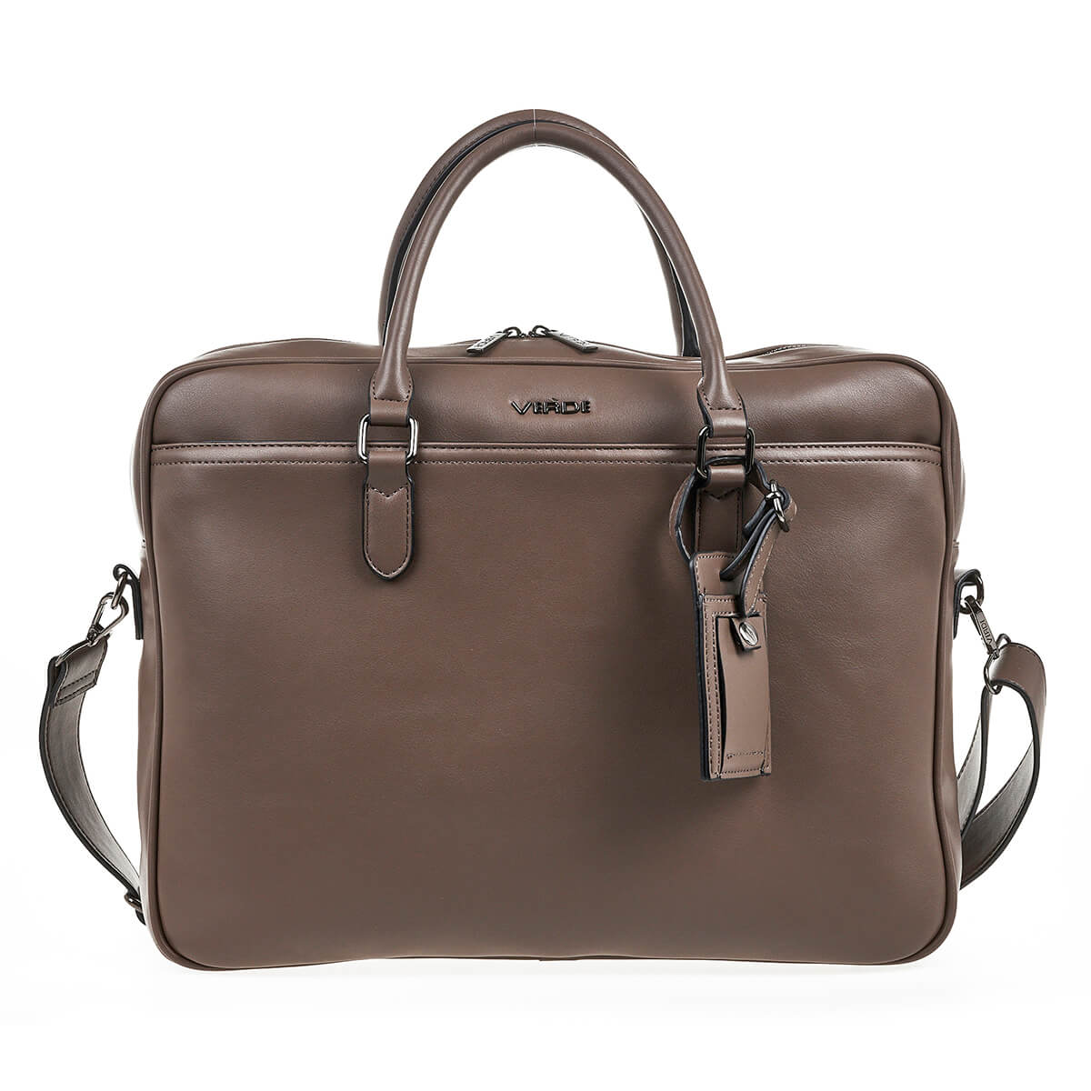 Verde Ανδρική Επαγγελματική Τσάντα για Lap-top 13-0115 Γκρι