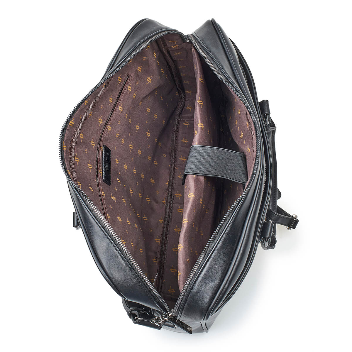 Verde Ανδρική Επαγγελματική Τσάντα για Lap-top 13-0115 Μαύρο