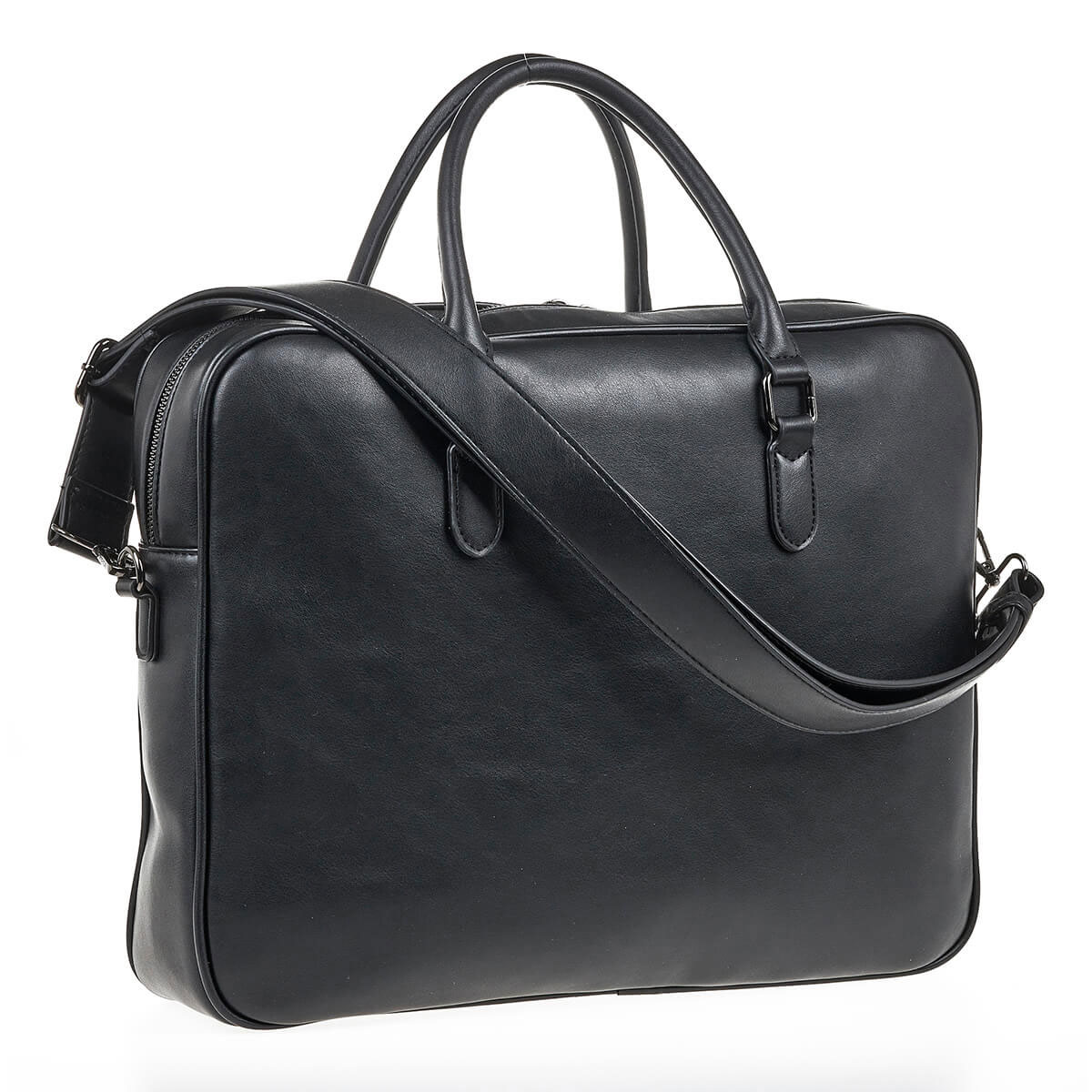 Verde Ανδρική Επαγγελματική Τσάντα για Lap-top 13-0115 Μαύρο