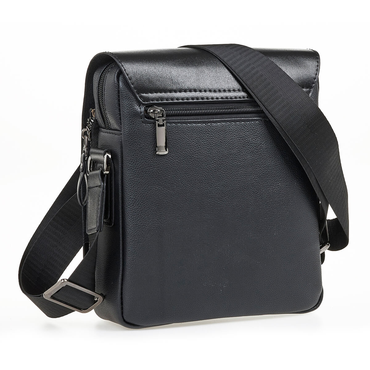 Verde Ανδρική Τσάντα Ωμου - Χιαστι 13-0123 Μαύρο