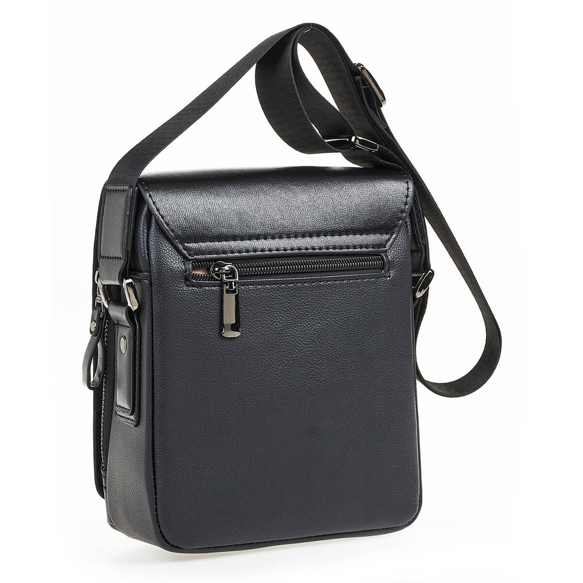 Verde Ανδρική Τσάντα Ωμου - Χιαστι 13-0124 Μαύρο