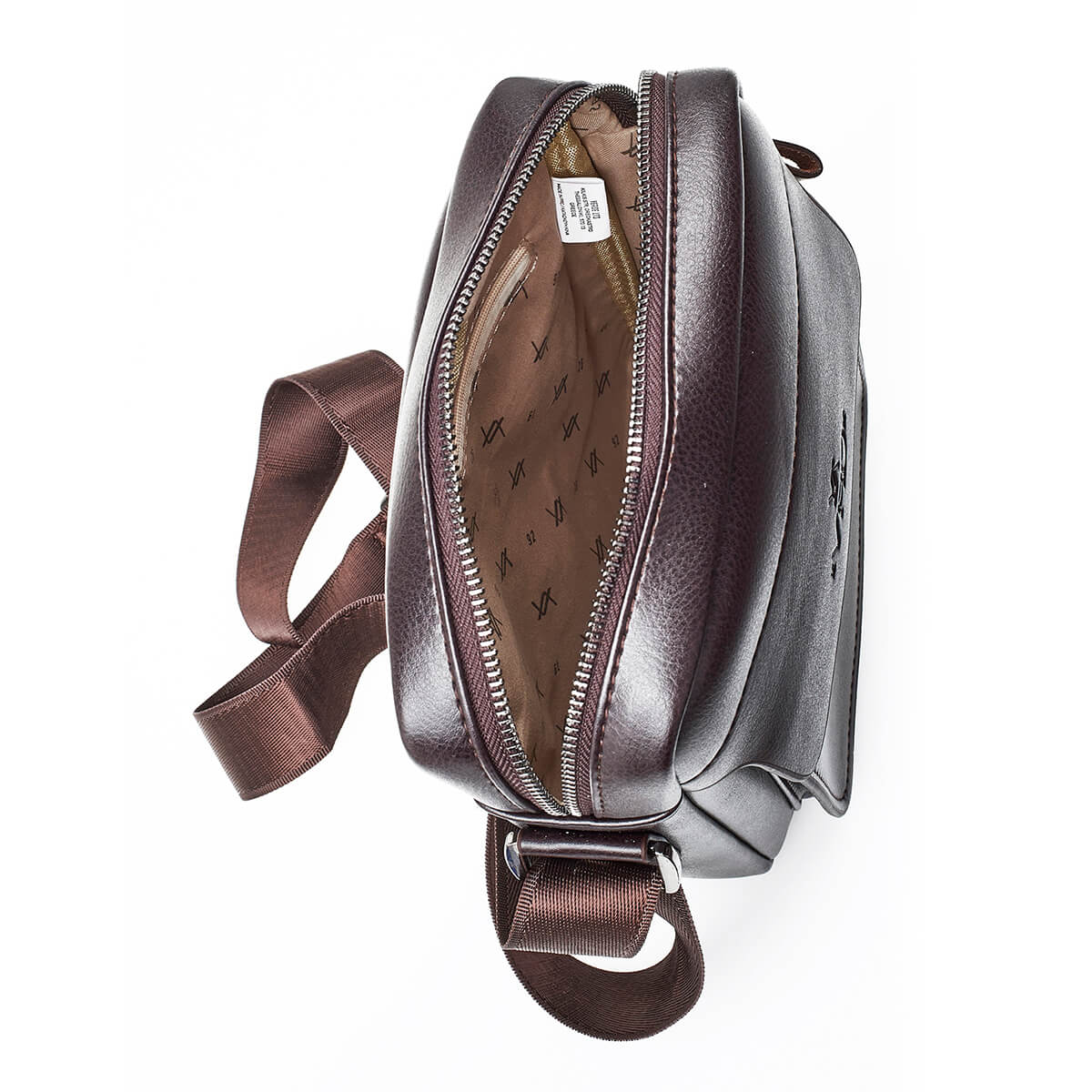 Verde Ανδρική Τσάντα Ωμου - Χιαστι 13-0128 Καφέ