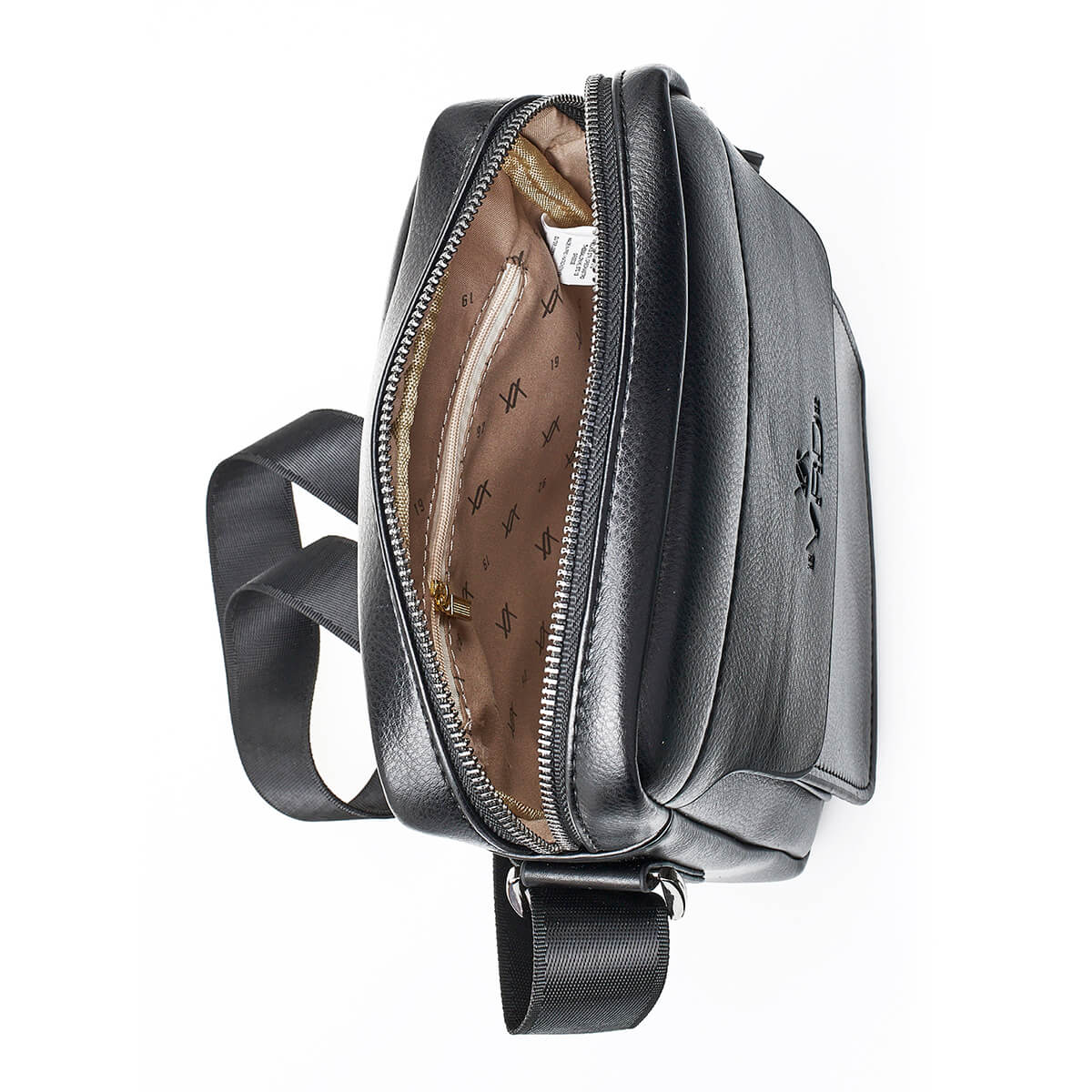 Verde Ανδρική Τσάντα Ωμου - Χιαστι 13-0128 Μαύρο