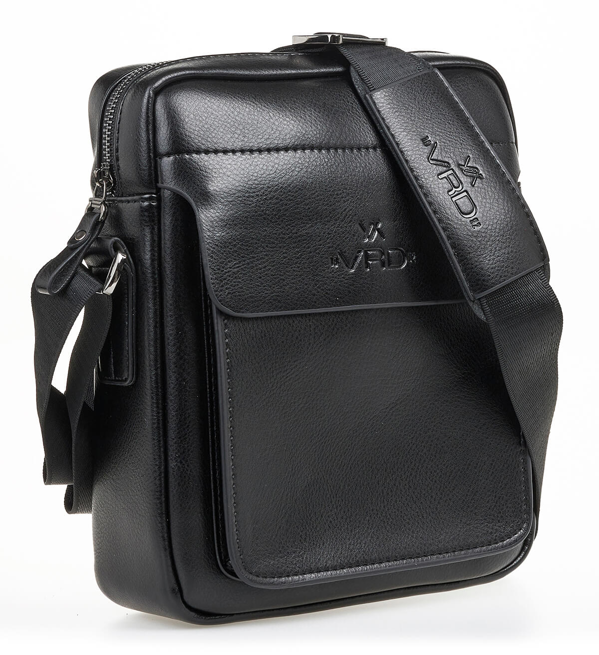 Verde Ανδρική Τσάντα Ωμου – Χιαστι 13-0129 Μαύρο