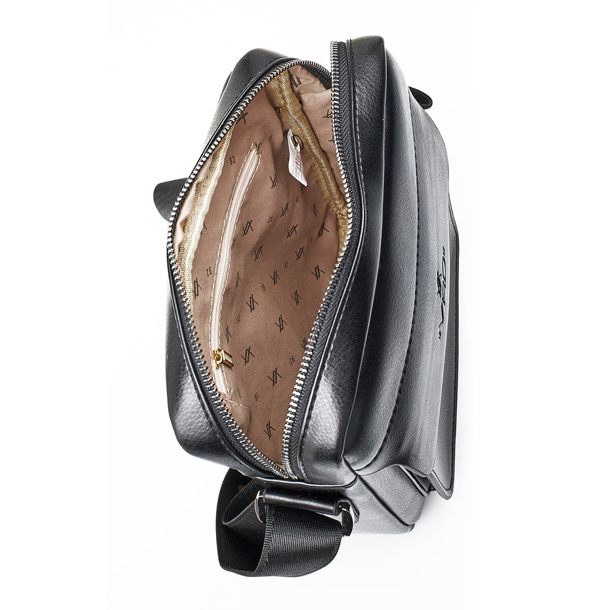 Verde Ανδρική Τσάντα Ωμου - Χιαστι 13-0129 Μαύρο