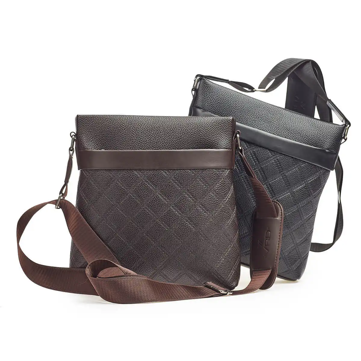 Verde Ανδρικό Τσαντάκι Χιαστί 13-0108 Καφέ