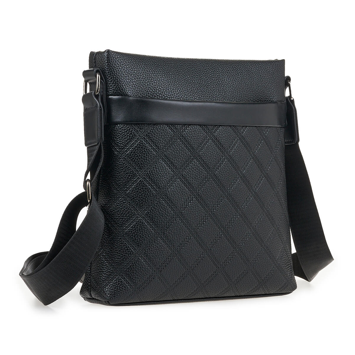 Verde Ανδρικό Τσαντάκι Χιαστί 13-0108 Μαύρο