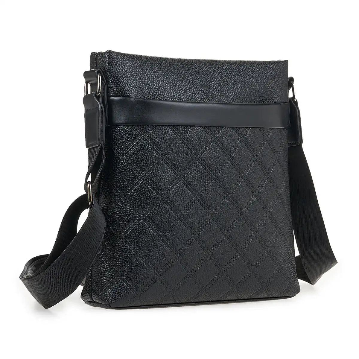 Verde Ανδρικό Τσαντάκι Χιαστί 13-0108 Μαύρο Verde Ανδρικό Τσαντάκι Χιαστί 13-0108 Μαύρο